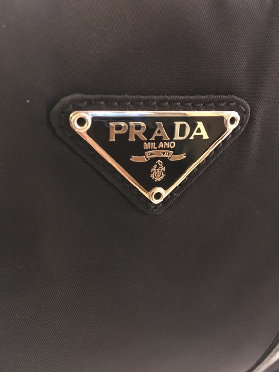 Prada Black Vela Nylon Necessaire Pen Case MV692 - Yoogi's Closet