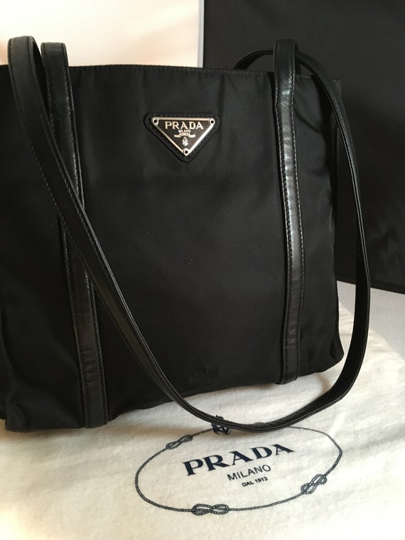 vintage nylon prada tote - Gem