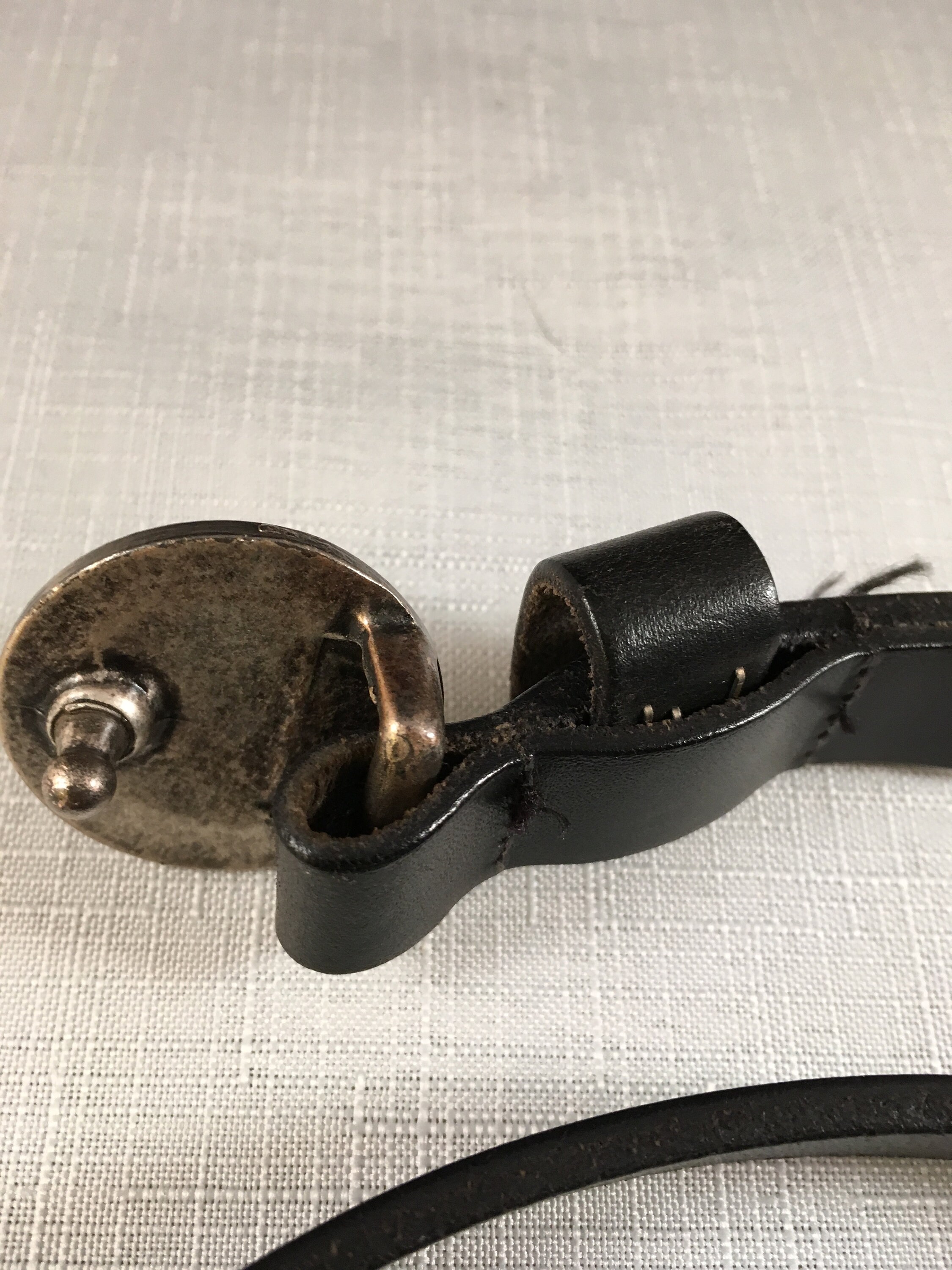DKNY Jeans, Vintage Logo Black Leather Belt, Circa 1994 - Etsy