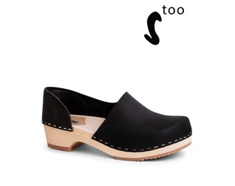closed back swedish clogs