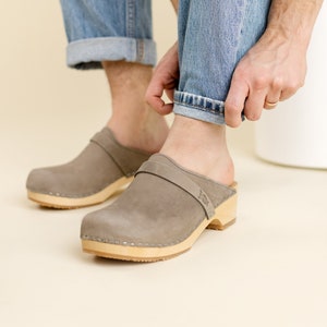 45EU/ 12US / 11UK Men Cowhide Clogs, Stylish Cowhide Clog
