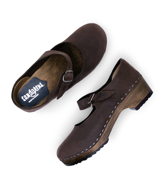 Mary jane wooden clogs 2025
