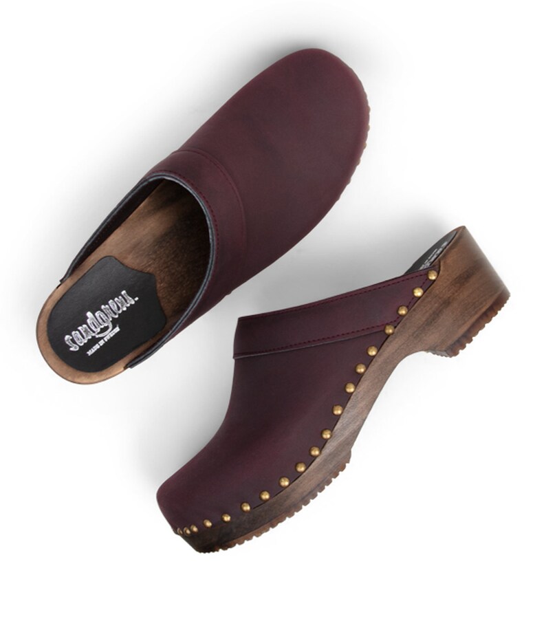 mango suede clogs