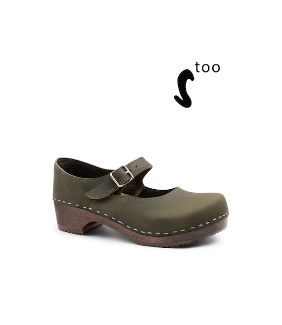 Mary jane clogs closed back sale