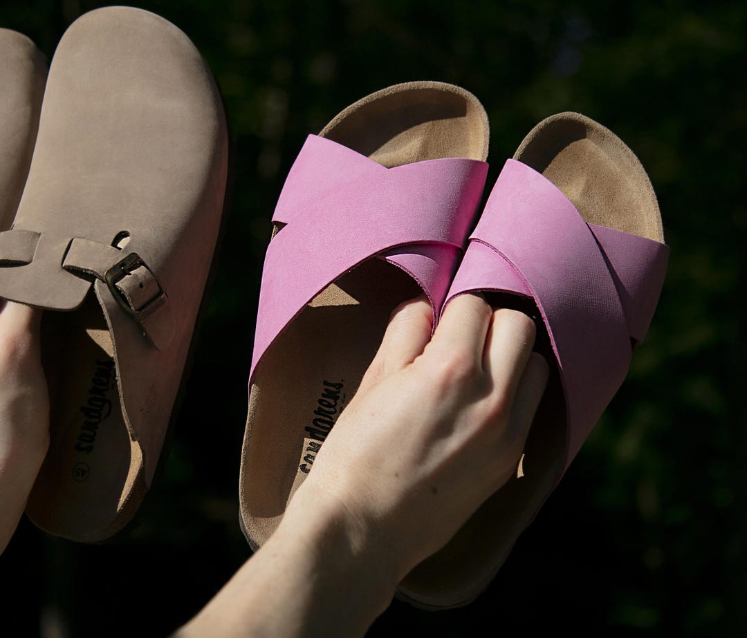 Summer Slip-On Cork Sandals