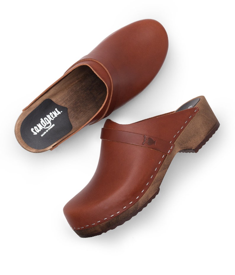 Swedish Wooden Clogs for Men / Sandgrens Clogs / Malmö Mules / Etsy