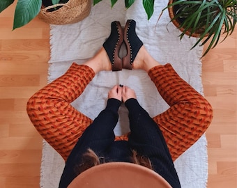 Clog Mules, Women Clogs, Wooden Clogs, Low Heel, Handmade, Sandgrens, Black Nubuck Leather, Athens