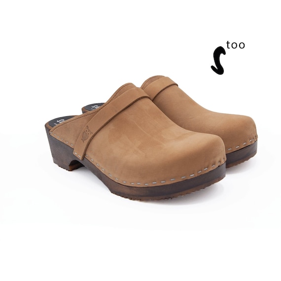 etsy wooden clogs