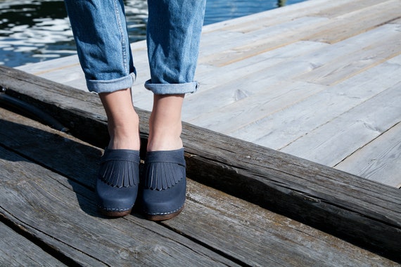 Swedish Wooden Clogs for Women / Sandgrens Clogs / Venice | Etsy