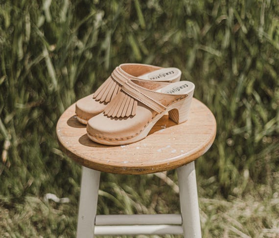 [Margesherwood] / ☆ 70's CLOGS / beige shearing 70's CLOGS_ivory plain - MARGESHERWOOD