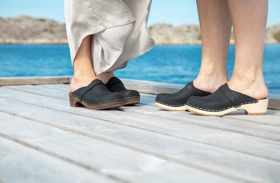 Swedish Wooden Clogs for Women / Sandgrens Clogs / Tokyo Mules - Etsy