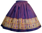 Card Captor Sakura Clow Cards Themed Fabric Border Skirt - elastic waist multifit - LAST ONES