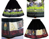 Skirt Middle Earth Themed Fabric Border Elastic Waist Skirts - Lord Of The Rings The Hobbit Book