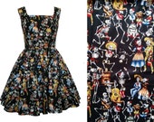 Day of the Dead Dress - Dia de los Muertos - Handmade To Order MEASUREMENTS REQUIRED See full details and 2nd picture