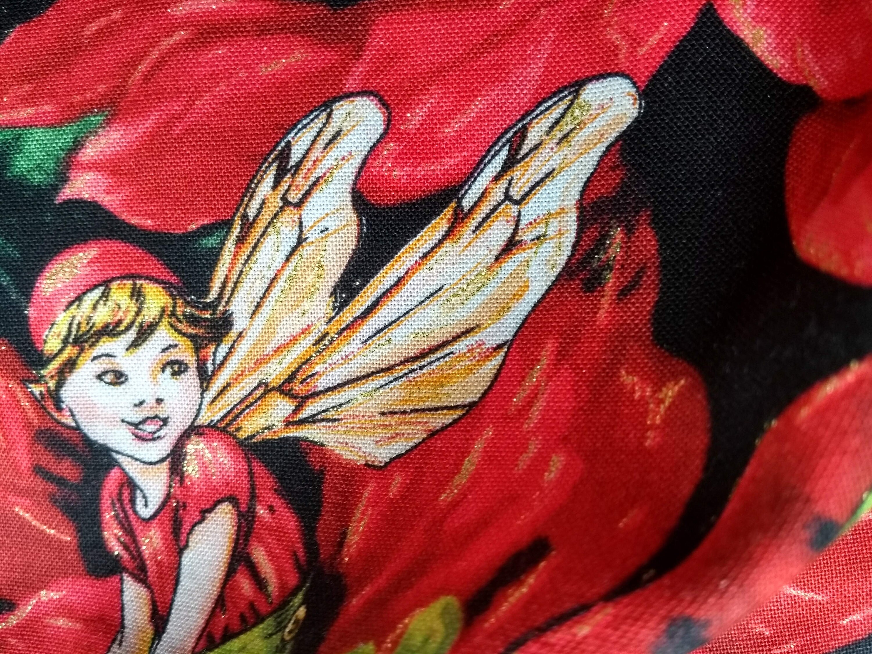 Christmas Flower Fairy Fabric Dress OOAK Handmade To Order Etsy