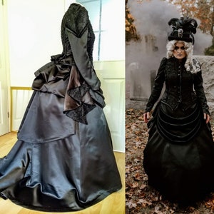 Gothic Adult Halloween Women's Vampire Masquerade Costume N14764-Halloween  Costume-wholesale