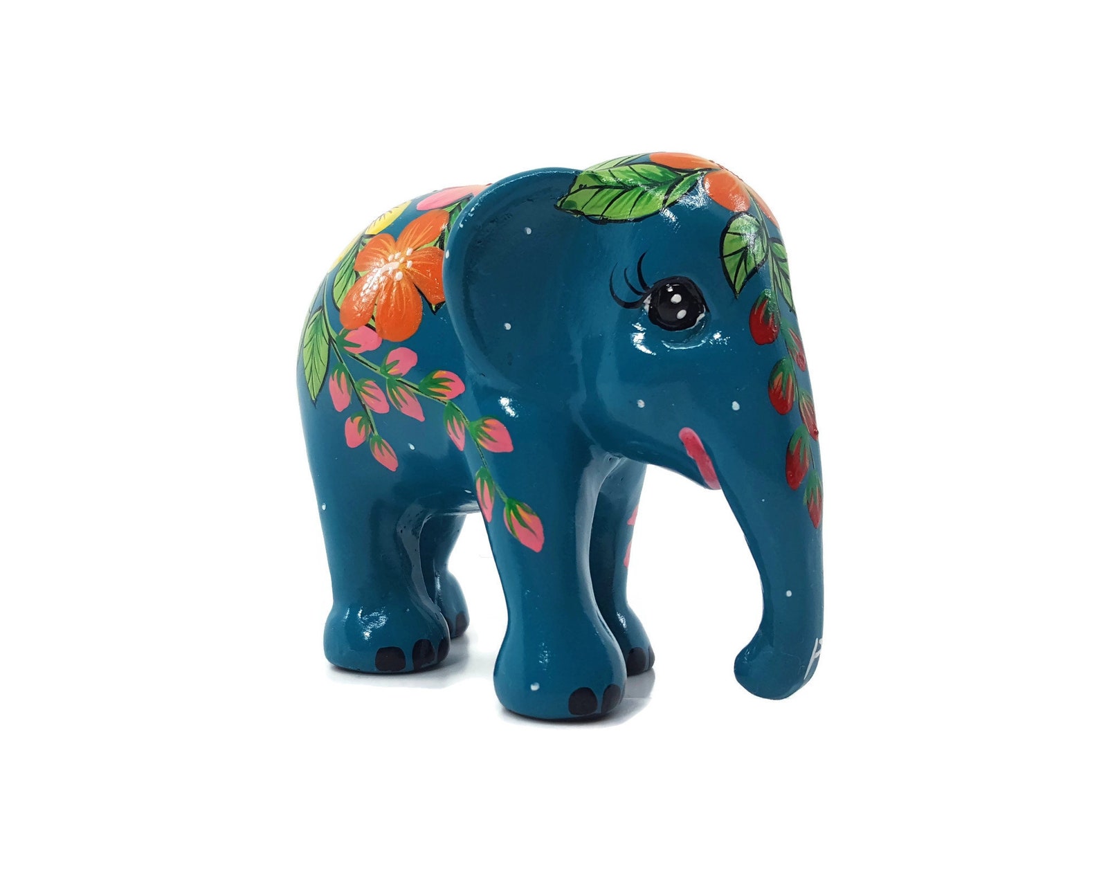 Thai Elephant Statue 7CM Elephant Resin Figurine Elephant Etsy UK