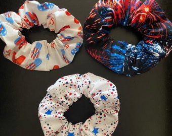 Patriotic Scrunchies