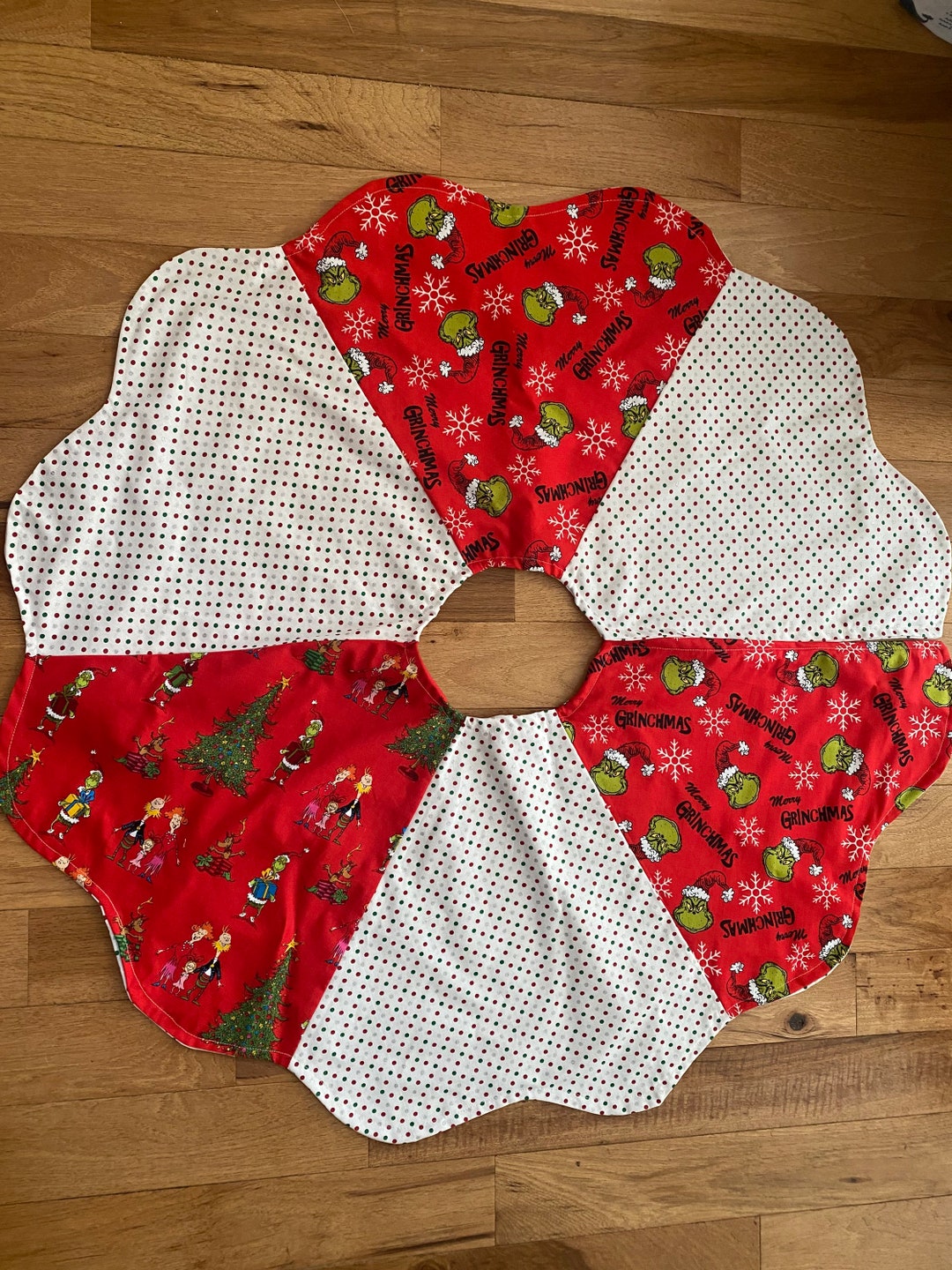 Grinch Tree Skirt Etsy