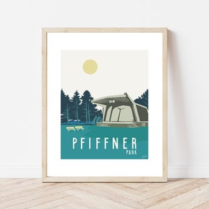 Pfiffner Park Stevens Point Art Print