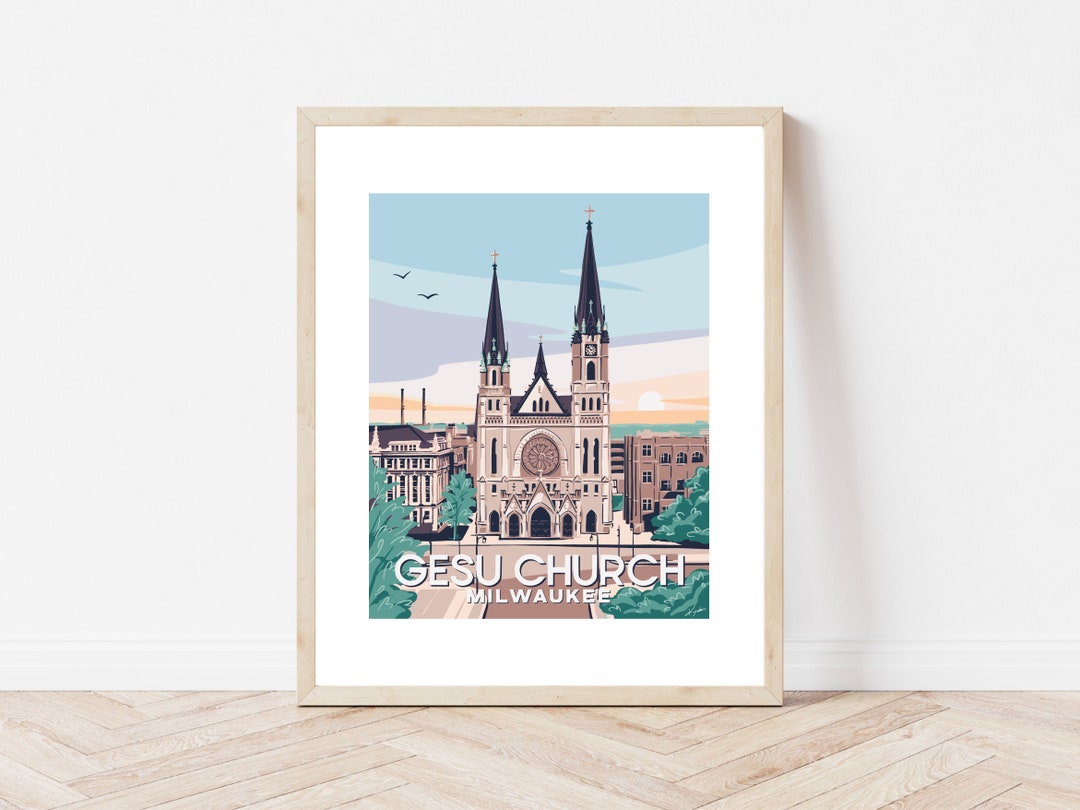 Gesu Church Parish Marquette University Milwaukee Wisconsin Modern ...