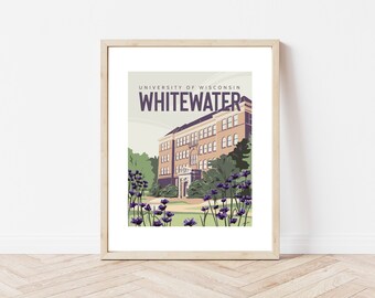 University of Wisconsin Whitewater Warhawks National Park Art Print