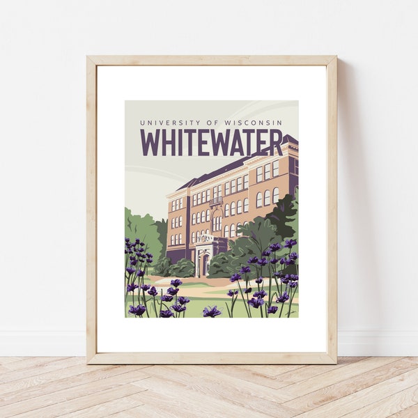 University of Wisconsin Whitewater Warhawks National Park Art Print