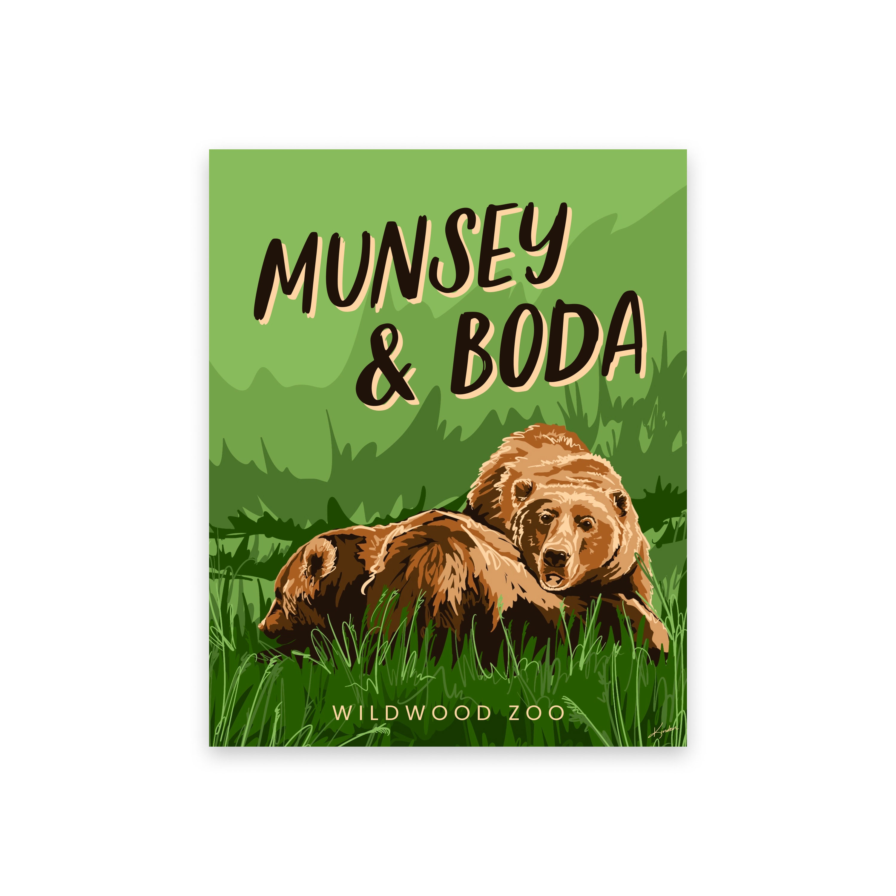 Munsey and Boda Wildwood Zoo Bears Marshfield Wisconsin Nature photo