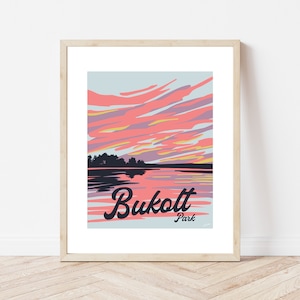Bukolt Park Stevens Point Art Print