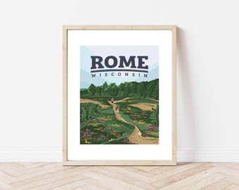 Rome Wisconsin Summer National Park Art Print