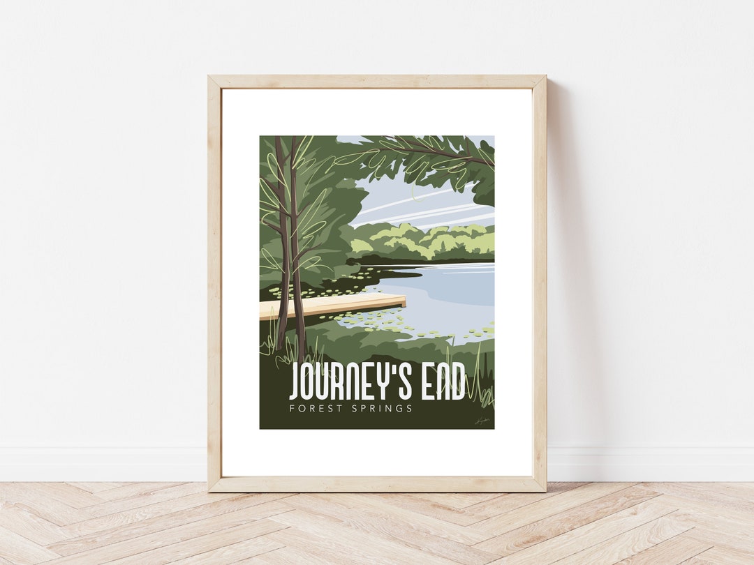 Forest Springs Camp Forest Springs Wisconsin Nature Art Print Journey's ...