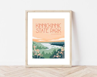 Kinnikinnic State Park National Park Art Print