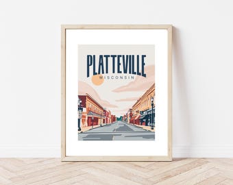 Platteville Wisconsin National Park Art Print
