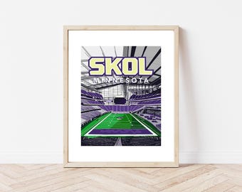 Skol, Vikings National Park Art Print