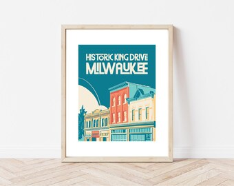 Historic King Drive Milwaukee Wisconsin National Park Art Print