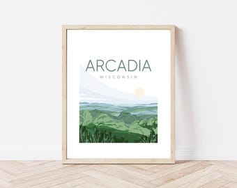 Arcadia Wisconsin National Park Art Print