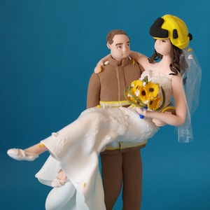 Personalised Couple Wedding Cake Topper image 1