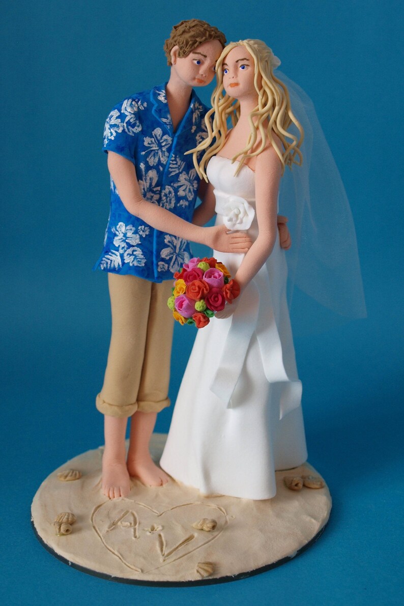 Personalised Couple Wedding Cake Topper image 3