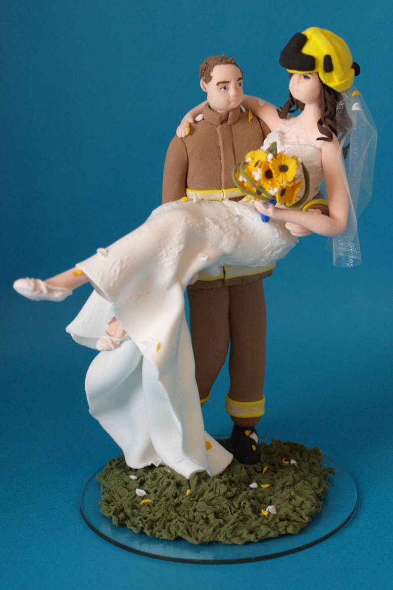 Personalised Couple Wedding Cake Topper image 1