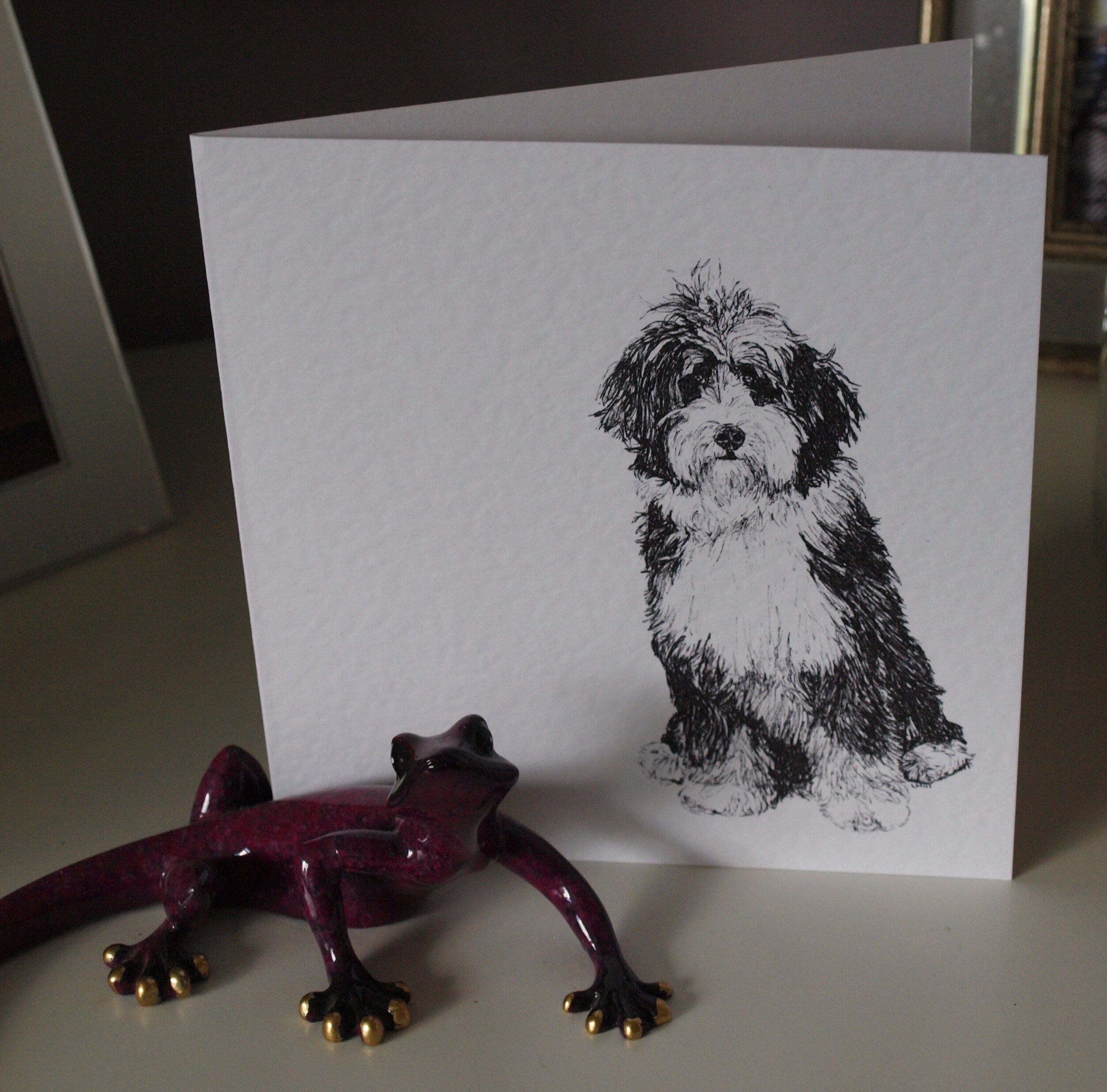 Bernedoodle Weihnachtskarten Von Caroline's Treasures – 8 Stück Mit Umschlägen, 5x7