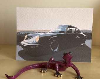 Porsche greetings card