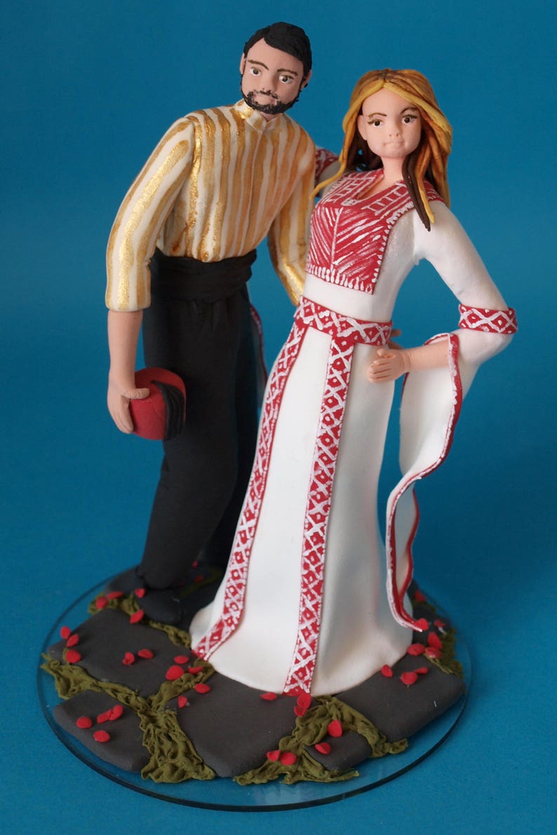 Personalised Couple Wedding Cake Topper image 6