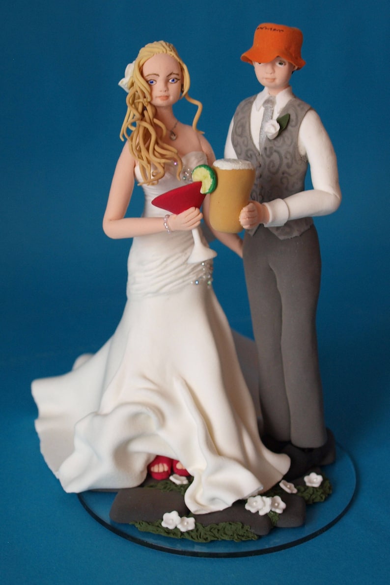 Personalised Couple Wedding Cake Topper image 2
