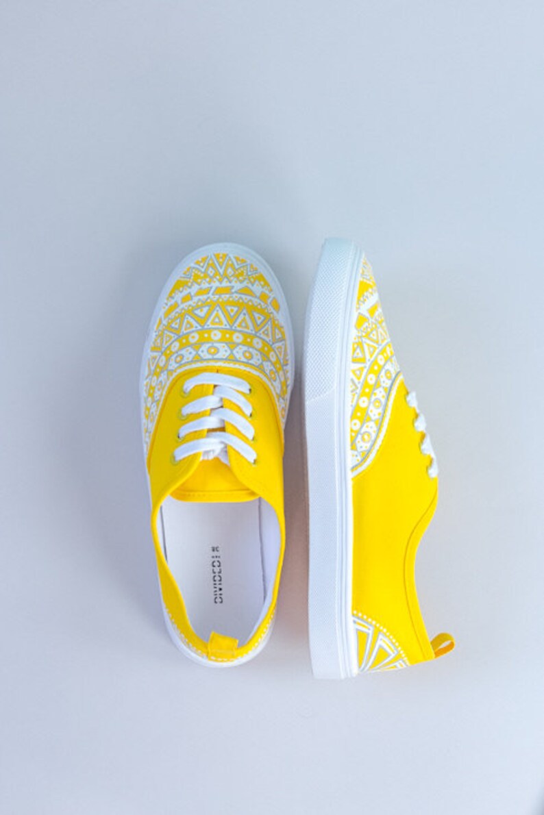 lemon yellow sneakers