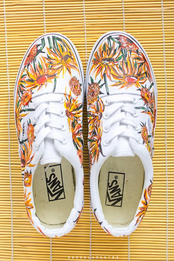 vans van gogh sunflower shoes