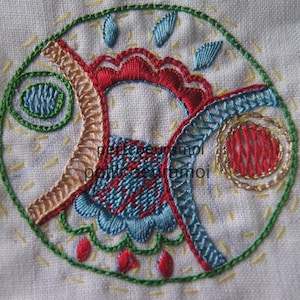 tutorial for a Christmas ball in Breton embroidery