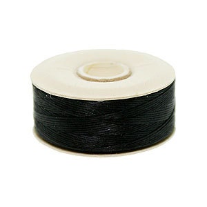 Nymo Beading Thread Size 00 Black 43365 2 Bobbins Black Nymo
