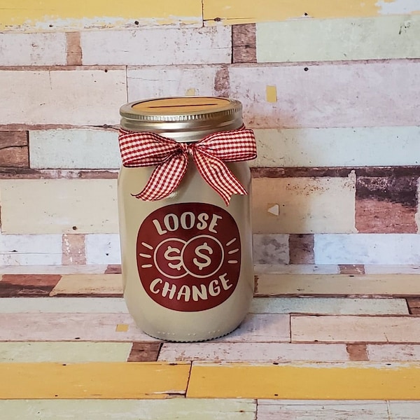 Mason Jar Bank - Etsy