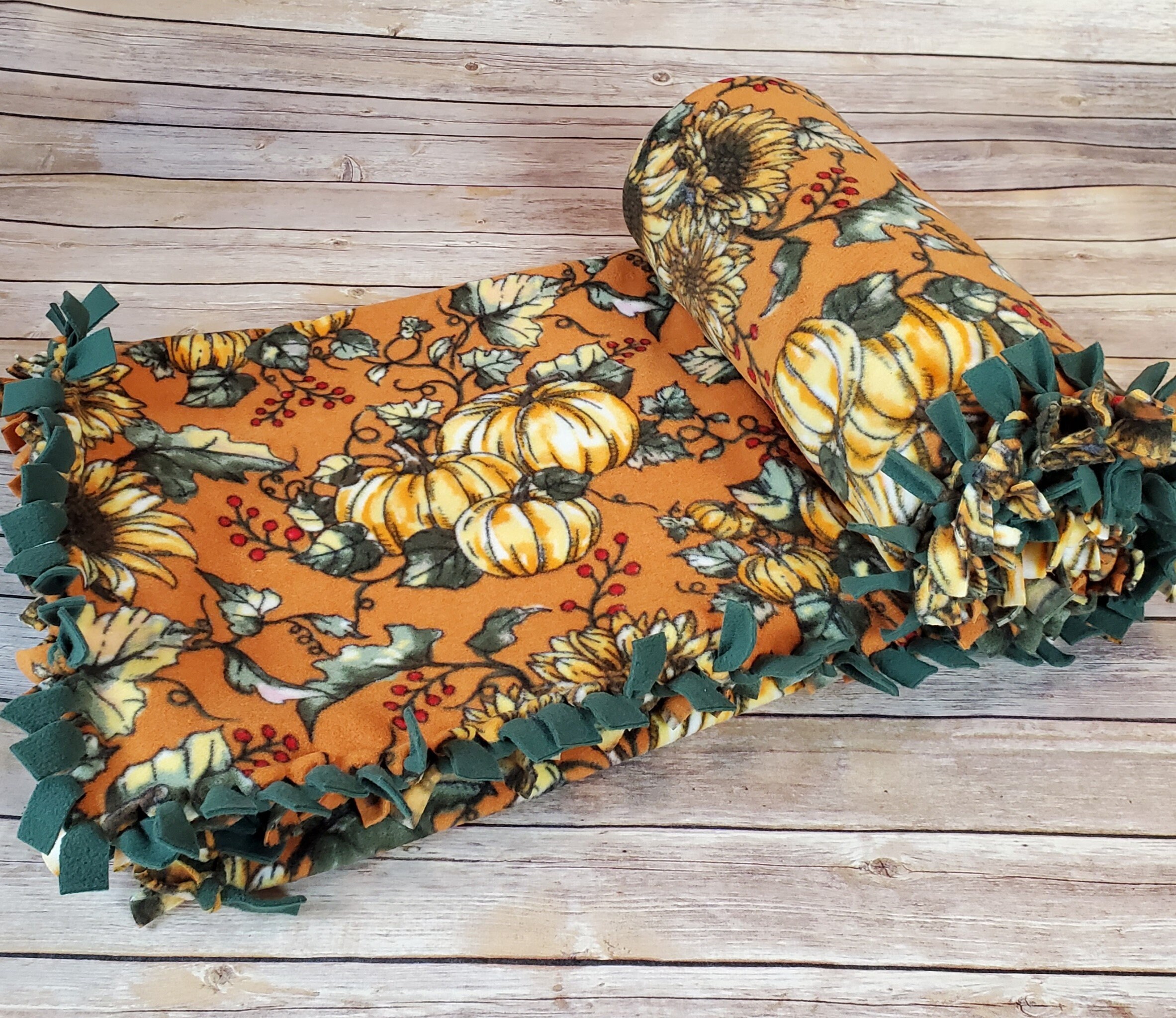 Pumpkin Fleece Fabric Etsy Canada