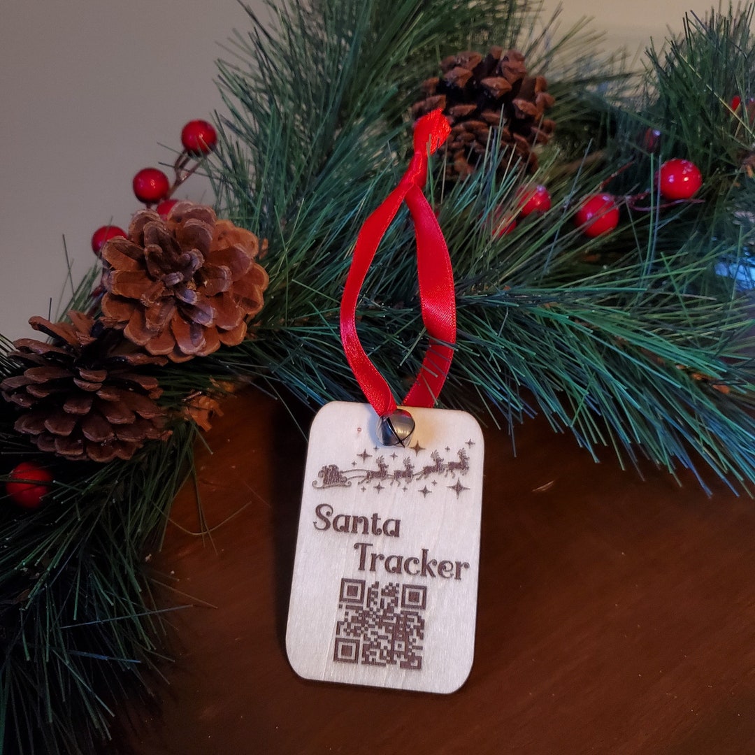 Santa Tracker QR Code Ornament / QR Code NORAD / Christmas Eve Activity ...
